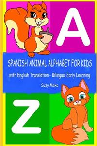 Spanish Animal Alphabet for Kids - with English Translation