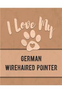 I Love My German Wirehaired Pointer