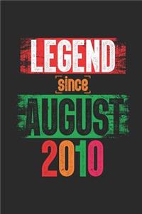 Legend Since August 2010