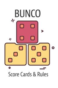 BUNCO Score Cards & Rules