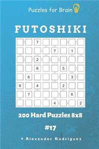 Puzzles for Brain - Futoshiki 200 Hard Puzzles 8x8 Vol.17