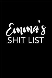 Emma's Shit List