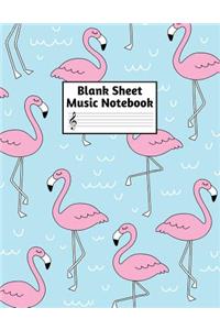 Blank Sheet Music Notebook