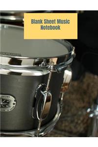 Blank Sheet Music Notebook