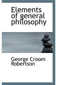 Elements of General Philosophy