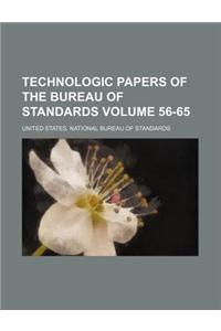 Technologic Papers of the Bureau of Standards Volume 56-65