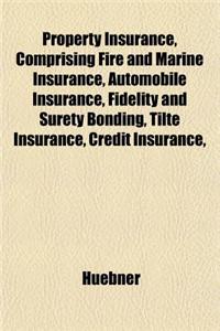 Property Insurance, Comprising Fire and Marine Insurance, Automobile Insurance, Fidelity and Surety Bonding, Tilte Insurance, Credit Insurance,