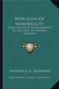 Horizons Of Immortality