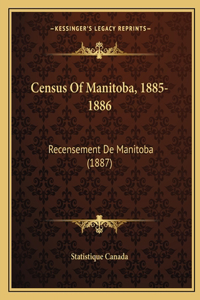 Census Of Manitoba, 1885-1886