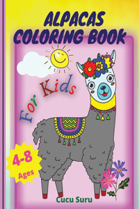 Alpacas coloring Book for Kids