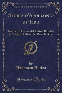 Storia d'Apollonio Di Tiro