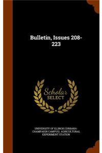 Bulletin, Issues 208-223