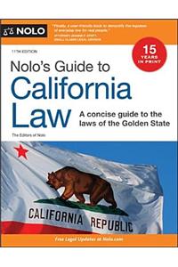 Nolo's Guide to California Law
