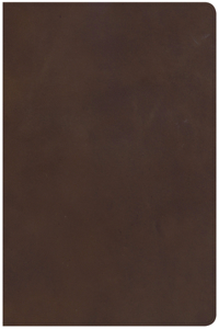 NKJV Giant Print Reference Bible, Brown Genuine Leather, Indexed