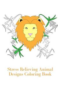 Stress Relieving Animal Designs Coloring Book