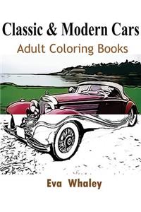 Classic & Modern Cars Adult Coloring Book