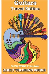 Adult Coloring Books: Guitars