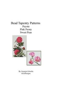 Bead Tapestry Patterns Peyote pink peony sweet peas