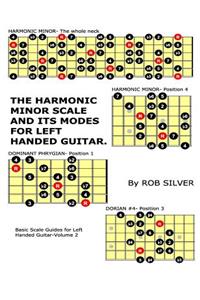 Harmonic Minor Scale and its Modes for Left Handed Guitar