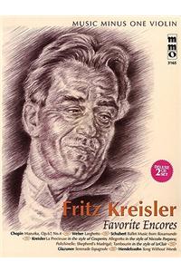 Kreisler: Favorite Encores, Violin [With 2 CDs]