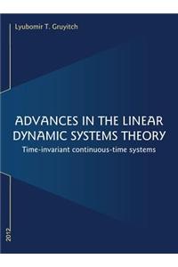 Advances in the Linear Dynamic Systems Theory