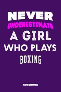 Never Underestimate a Girl Who Plays Boxing