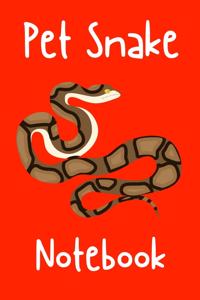 Pet Snake Notebook