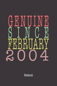 Genuine Since February 2004