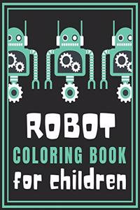 Robot Coloring Book for Children