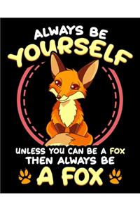 Always Be Yourself Unless You Can Be A Fox Then Always Be A Fox
