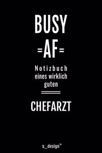 Notizbuch für Chefärzte / Chefarzt / Chefärztin