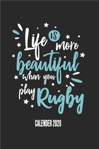 Life Is More Beautiful When You Play Rugny Calender 2020