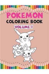Pokemon Coloring Book Volume 1