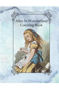 Alice In Wonderland Coloring Book