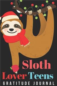 Sloth Lover Teens Gratitude Journal