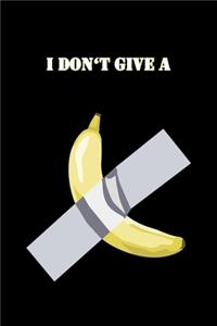 I Don't Give a Punktraster Notizbuch