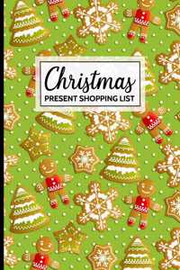 Christmas Present Shopping List: Holiday Gift Planner