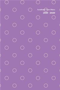2019-2020 Academic Diary Week to View A5 Organiser Planner