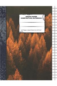 Graph Paper Composition Notebook