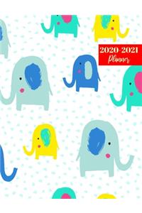 2020-2021 Planner: Cute Jan 2020 - Dec 2021 2 Year Daily Weekly Monthly Calendar Planner with To Do List Schedule Agenda