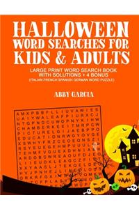 Halloween Word Searches For Kids and Adults