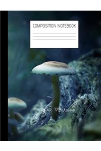 mystic mushroom Composition Notebook
