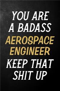 You Are A Badass Aerospace Engineer Keep That Shit Up