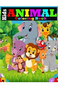 Kids Animal Coloring Book