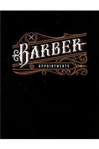 Barber Appointment Book 2019 - 2020