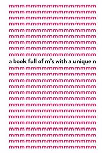 book full of m's with a unique n