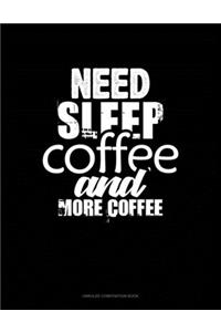 Need Sleep, Coffee, And More Coffee