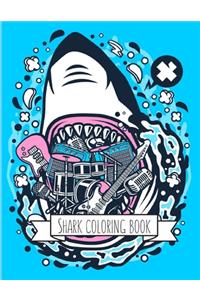 Shark Coloring Book