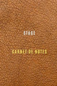 Carnet de notes de l'organisation du stage Objectifs, tâches et activités quotidiennes et réflexions du stage, Historique