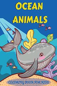 Ocean Animals Coloring Book for Kids